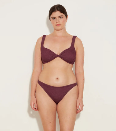 Juno Bikini Metallic Grape - ONE SIZE - Bikini