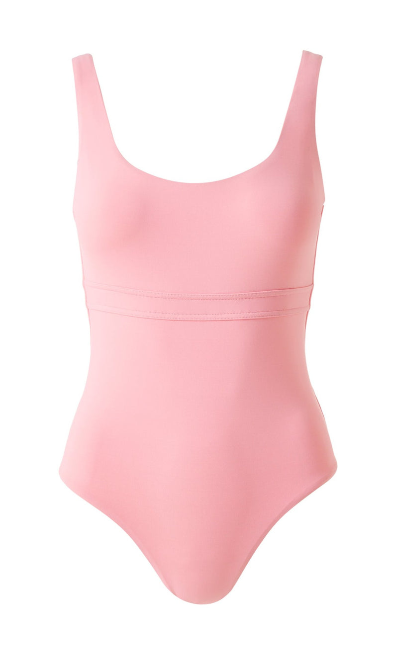 Designer One Piece Swimsuit in Pink - Kos One Piece Swimsuit Rose
