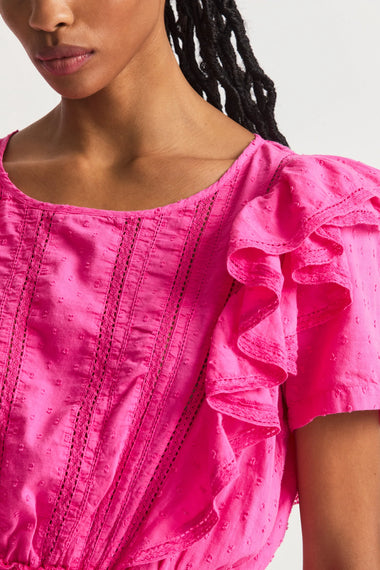 Round Neck Mini Dress