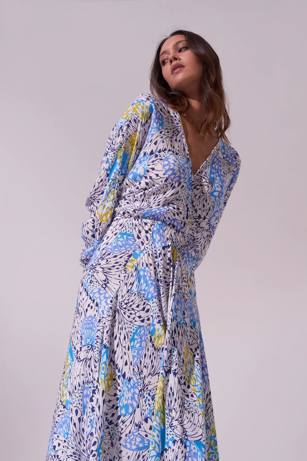 Load image into Gallery viewer, Midi Dress with All-Over Print
