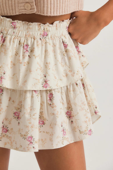 Skirt with Custom Lace Insets