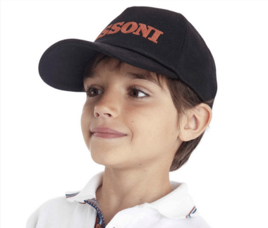 Boy Wearing Designer Black Cap