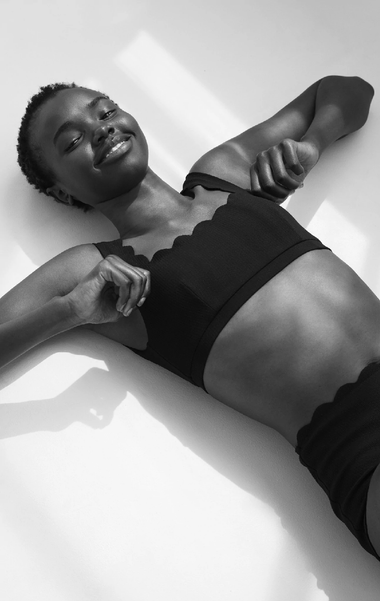 Palm Springs Bikini Top Black - Bikini Top