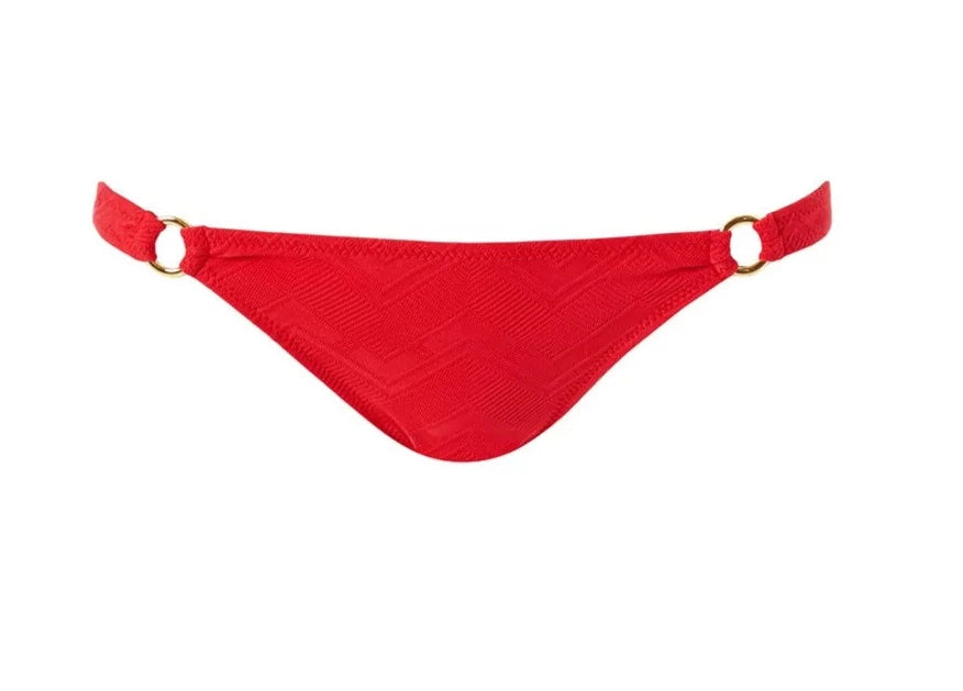 Montenegro Zigzag Red Bikini Bottom