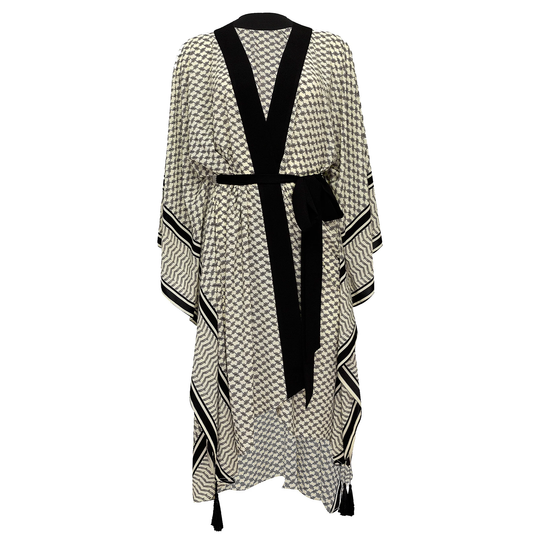 Love Desert Black Long - Kimono