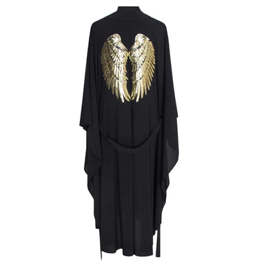 Monochrome Black Long Kimono Wings - Kimono