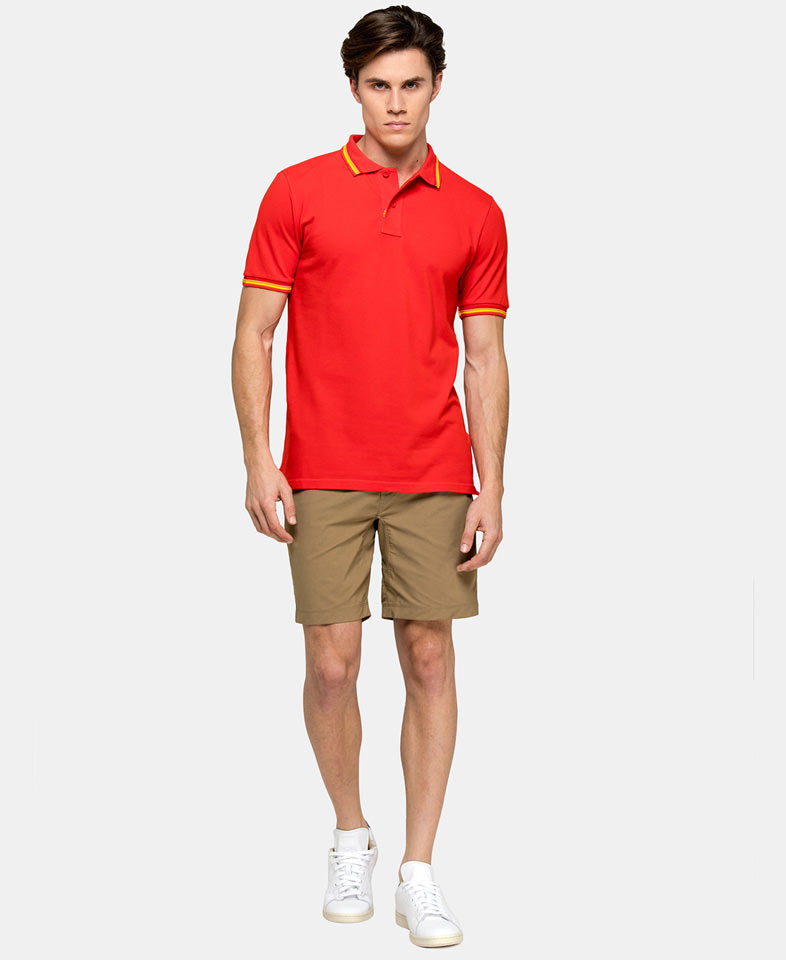 Load image into Gallery viewer, man wearing a sundek polo shirt for men
