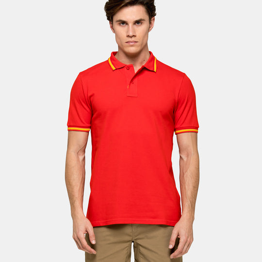 red polo shirt for men