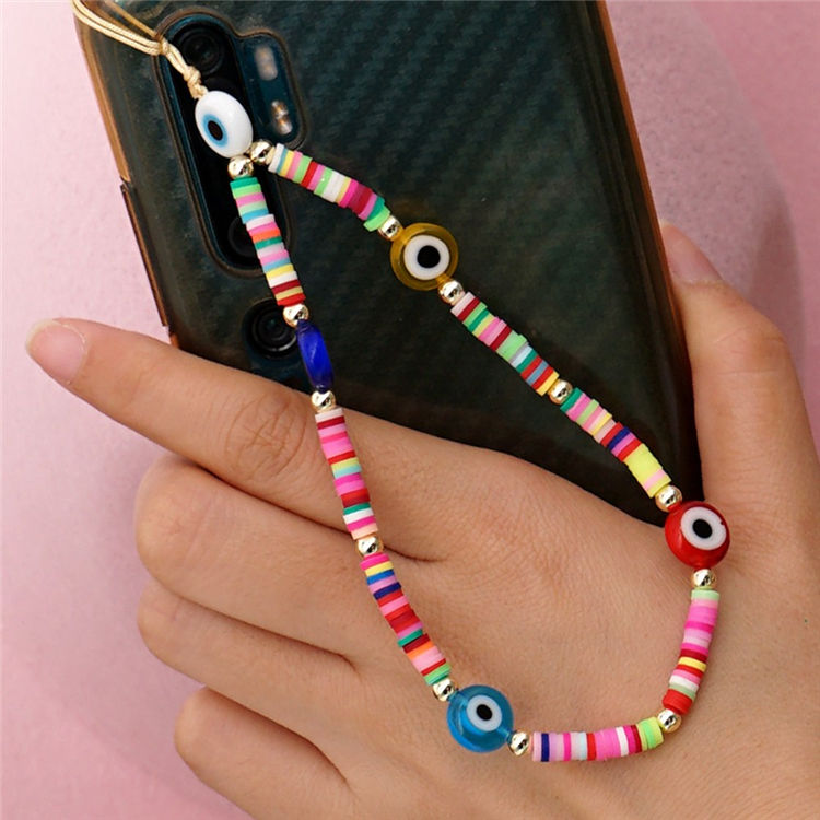 Load image into Gallery viewer, Rainbow Eye Mobile Phone Charm Strap - Phone Charms
