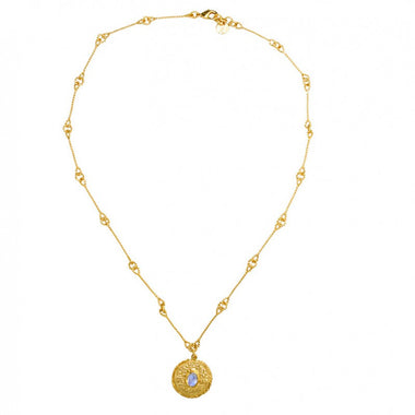 Twist Necklace Moon Stone - Necklace