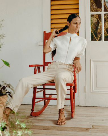 Elia Top Off White - Top