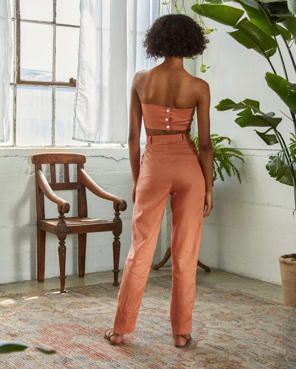 Load image into Gallery viewer, Eudora Pants Copper - Bottoms
