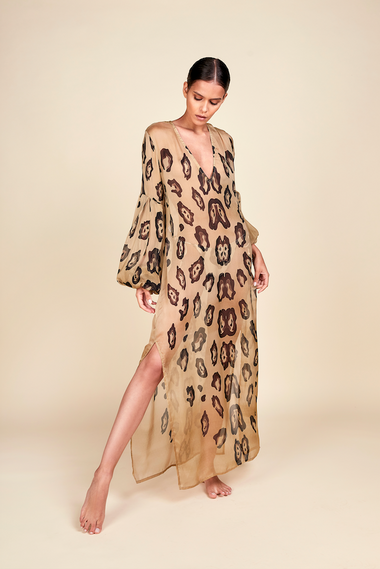Maxi Tunic Safari Romantico - Cover Up