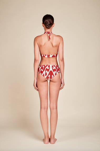 Missy Halter Bikini Top Africa Rojo - Bikini Top