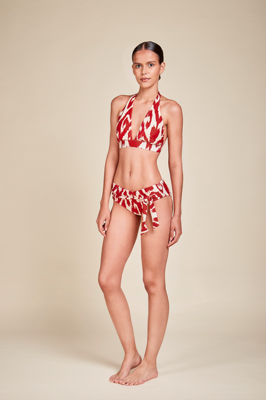 Missy Bikini Bottoms Africa Rojo - Bikini Bottom