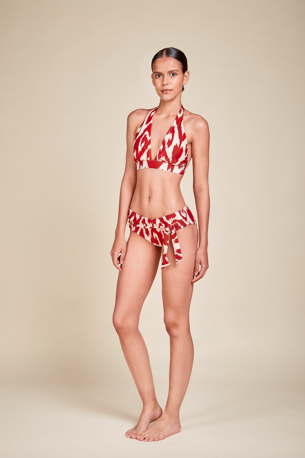 Load image into Gallery viewer, Missy Bikini Bottoms Africa Rojo
