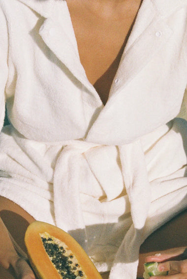 White Beach Cover Up