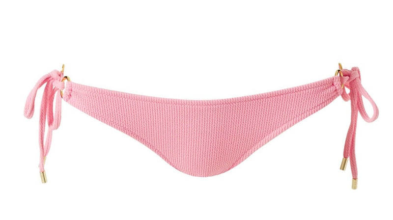Pink Tie Side Bikini Bottoms - Tortola Bikini Bottoms Rose Ridges