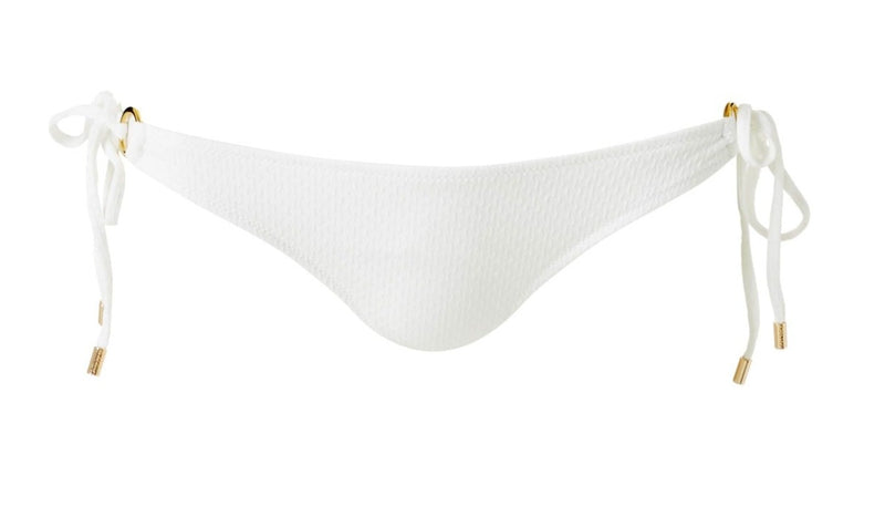 Melissa Odabash Tie Side Bikini Bottoms in White - Venice