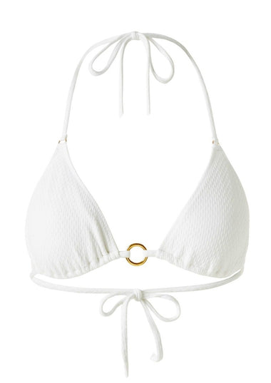 White Bikini Top for Women