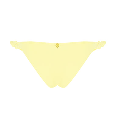 Solid Rope Brazilian Bottom Yellow - Bikini Bottom
