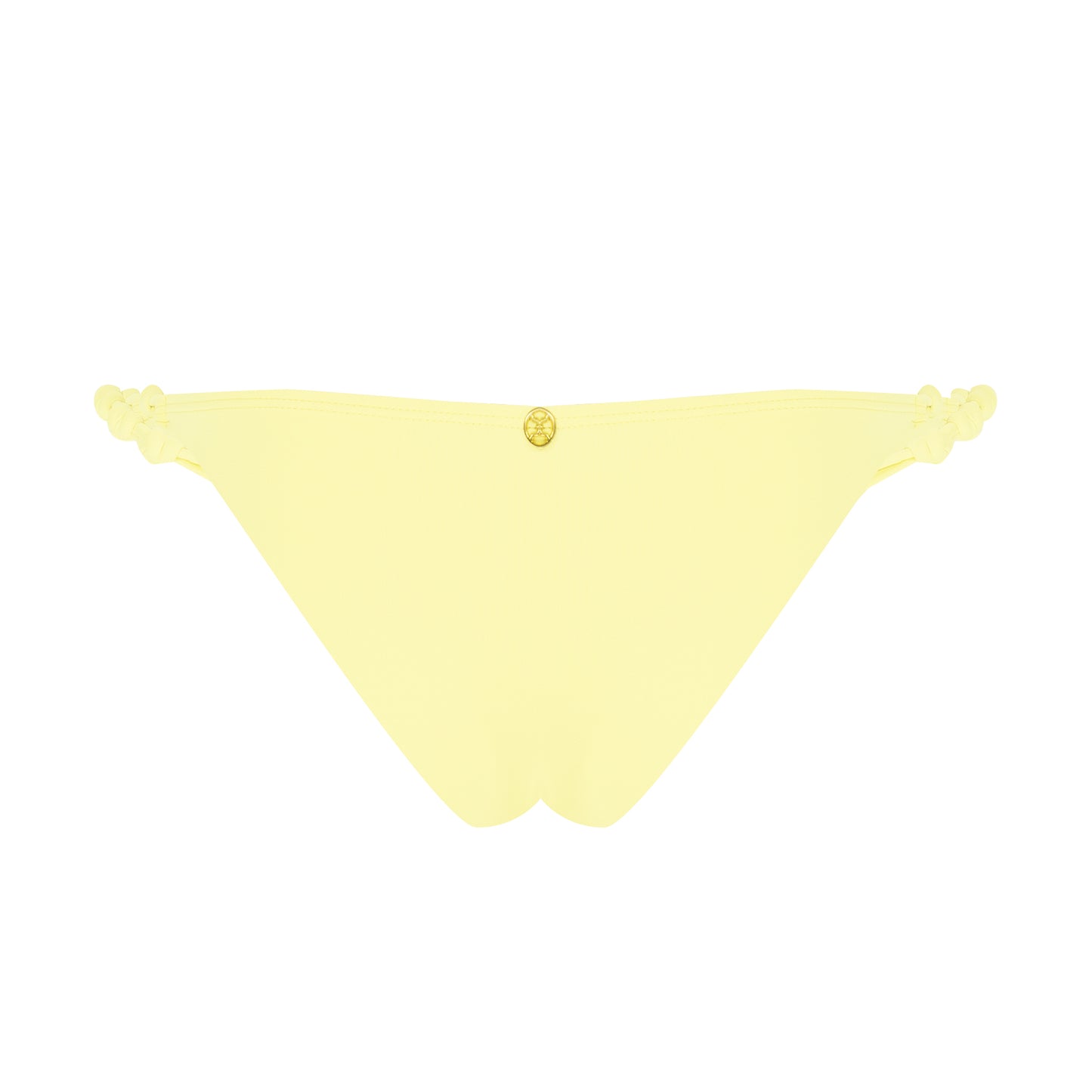 Load image into Gallery viewer, Solid Rope Brazilian Bottom Yellow - Bikini Bottom
