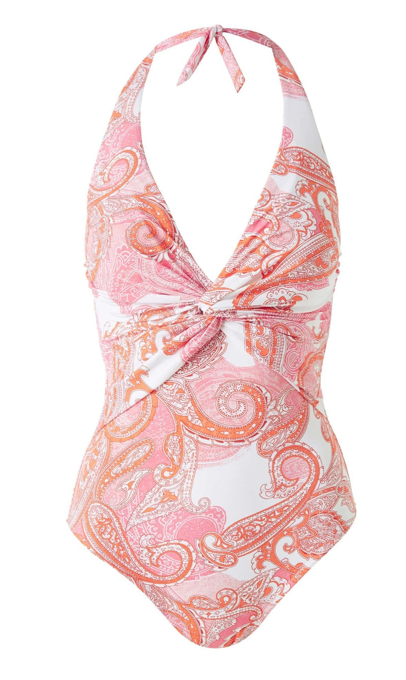 Designer Paisley One Piece Swimsuit