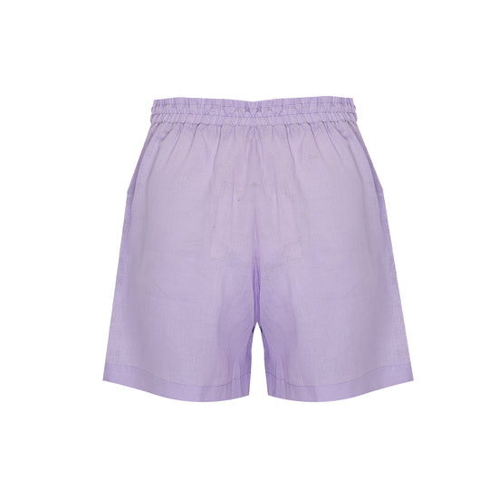 Mini Length Purple Shorts