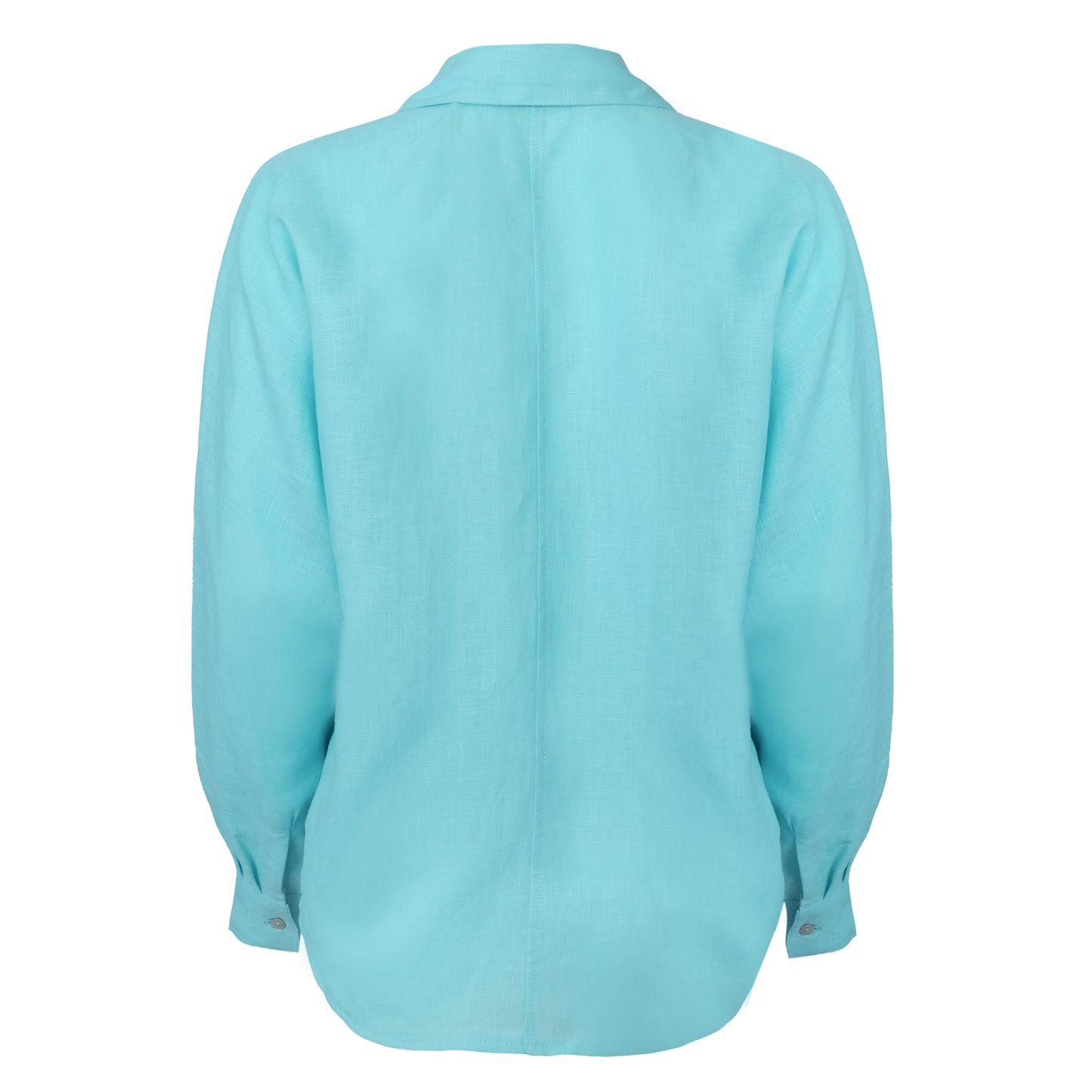 Load image into Gallery viewer, Neon Blue Linen Shirt
