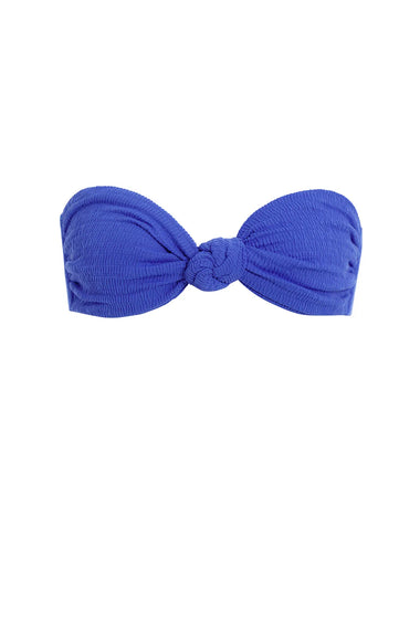 Lucille Nautical Blue Bikini Top - Bikini Top