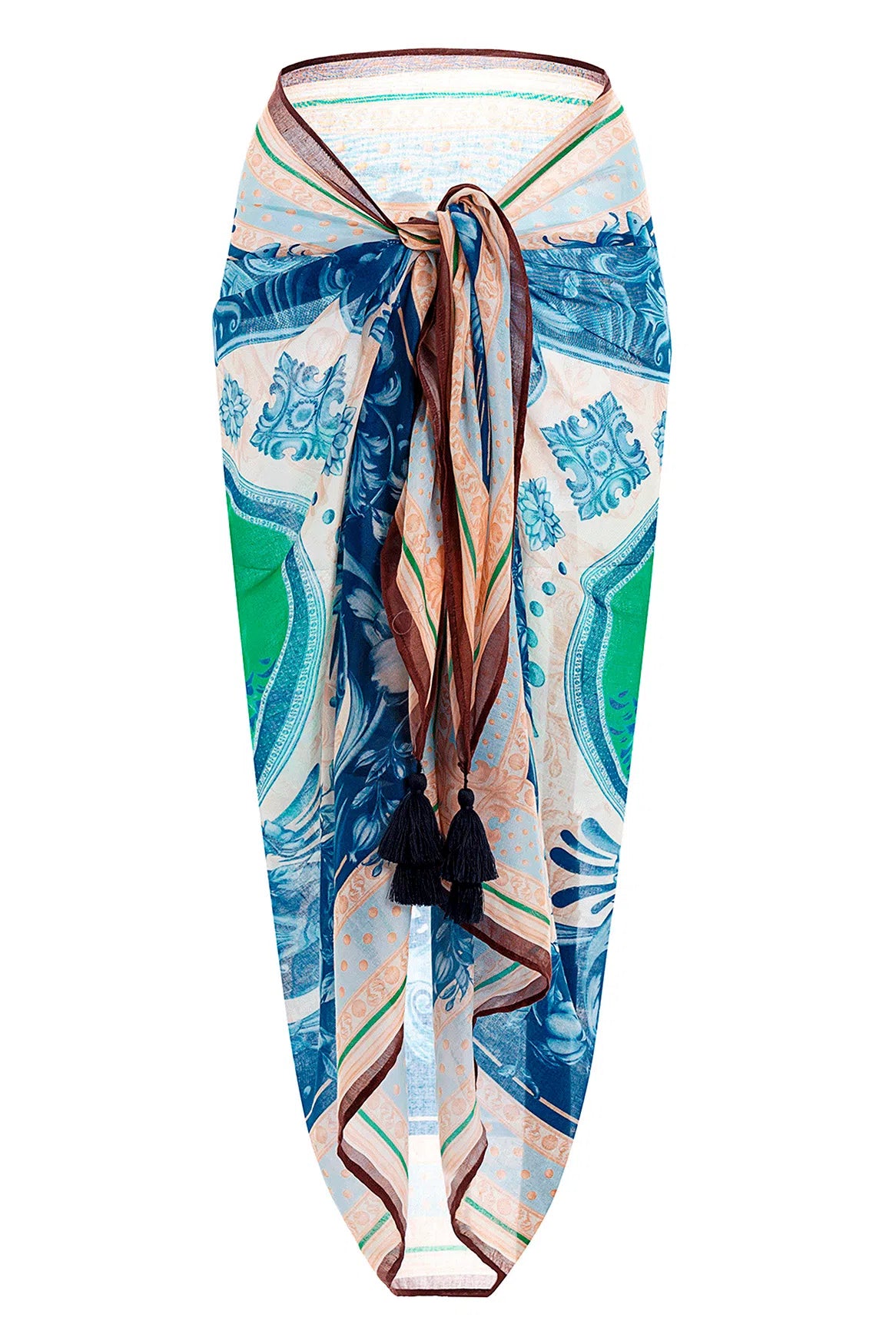 Load image into Gallery viewer, Marine Cardumen Pareo - ONE SIZE - Sarong
