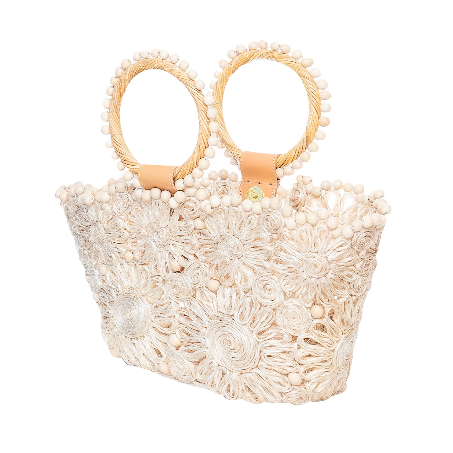 Load image into Gallery viewer, Seaflower Handbag Large Natural - Bag
