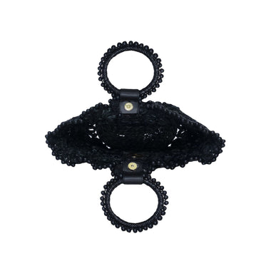 Seaflower Mini Handbag Black - Bag