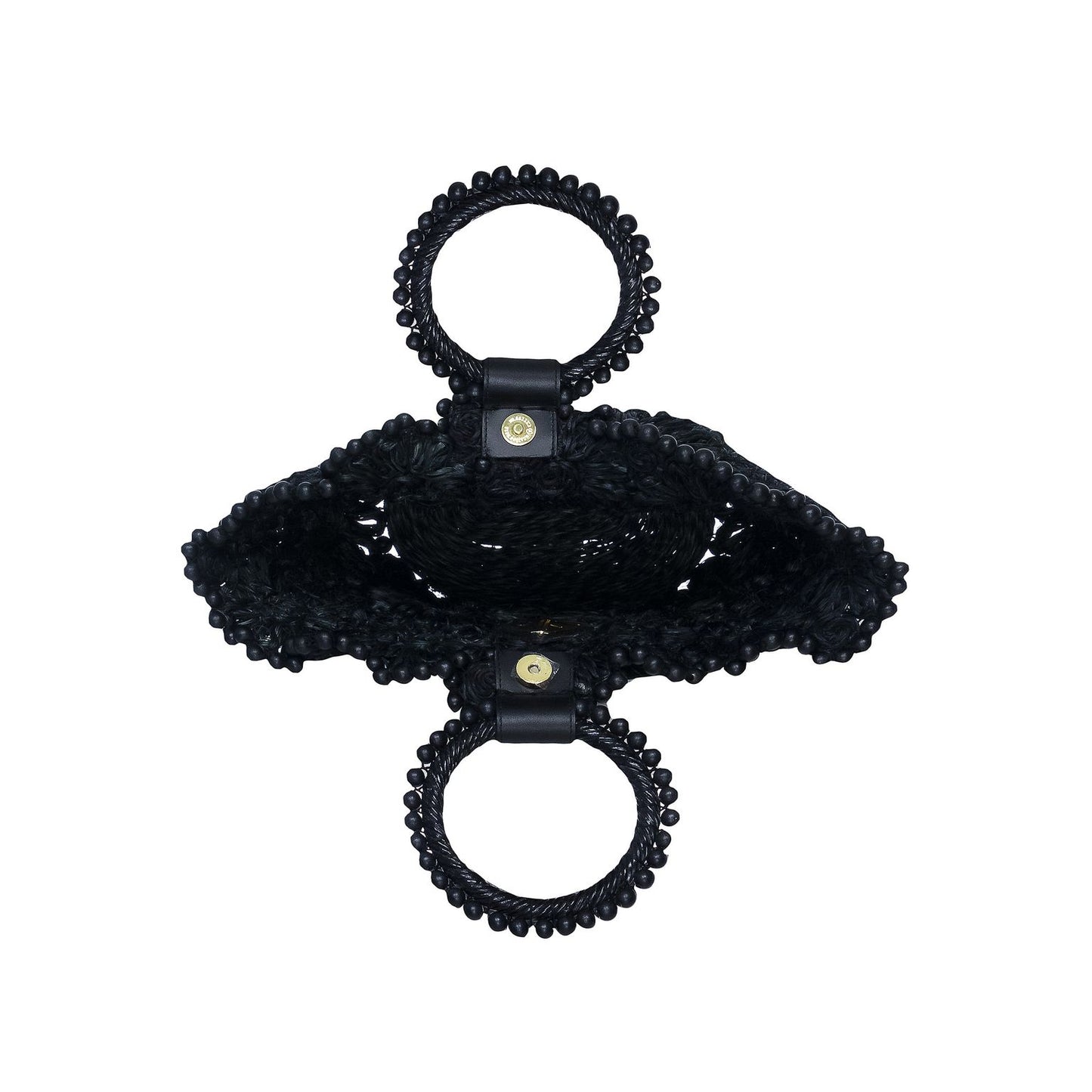 Load image into Gallery viewer, Seaflower Mini Handbag Black - Bag
