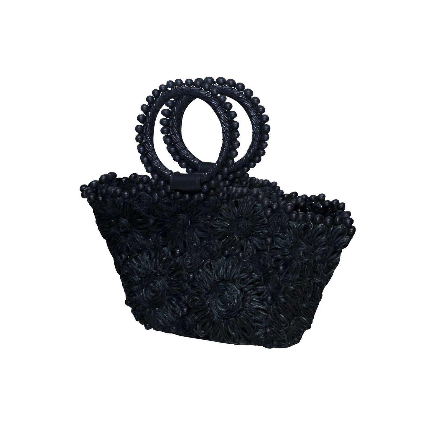 Load image into Gallery viewer, Seaflower Mini Handbag Black - Bag
