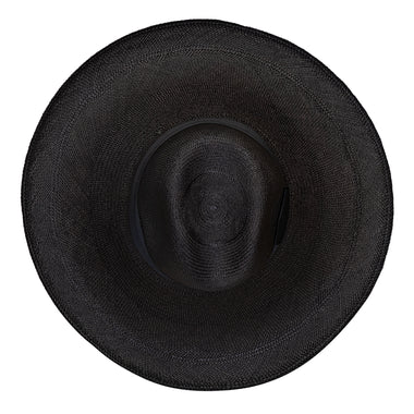 Antibes Clasico Wide Brim Black Hat With Black Band - Hat