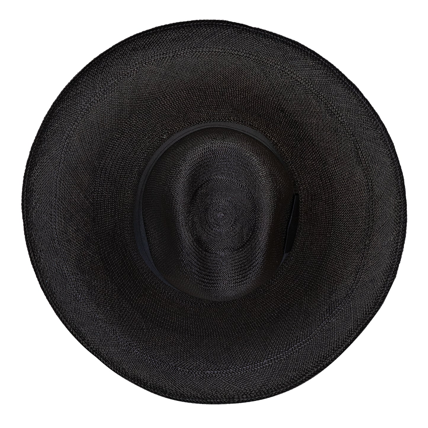 Load image into Gallery viewer, Antibes Clasico Wide Brim Black Hat With Black Band - Hat
