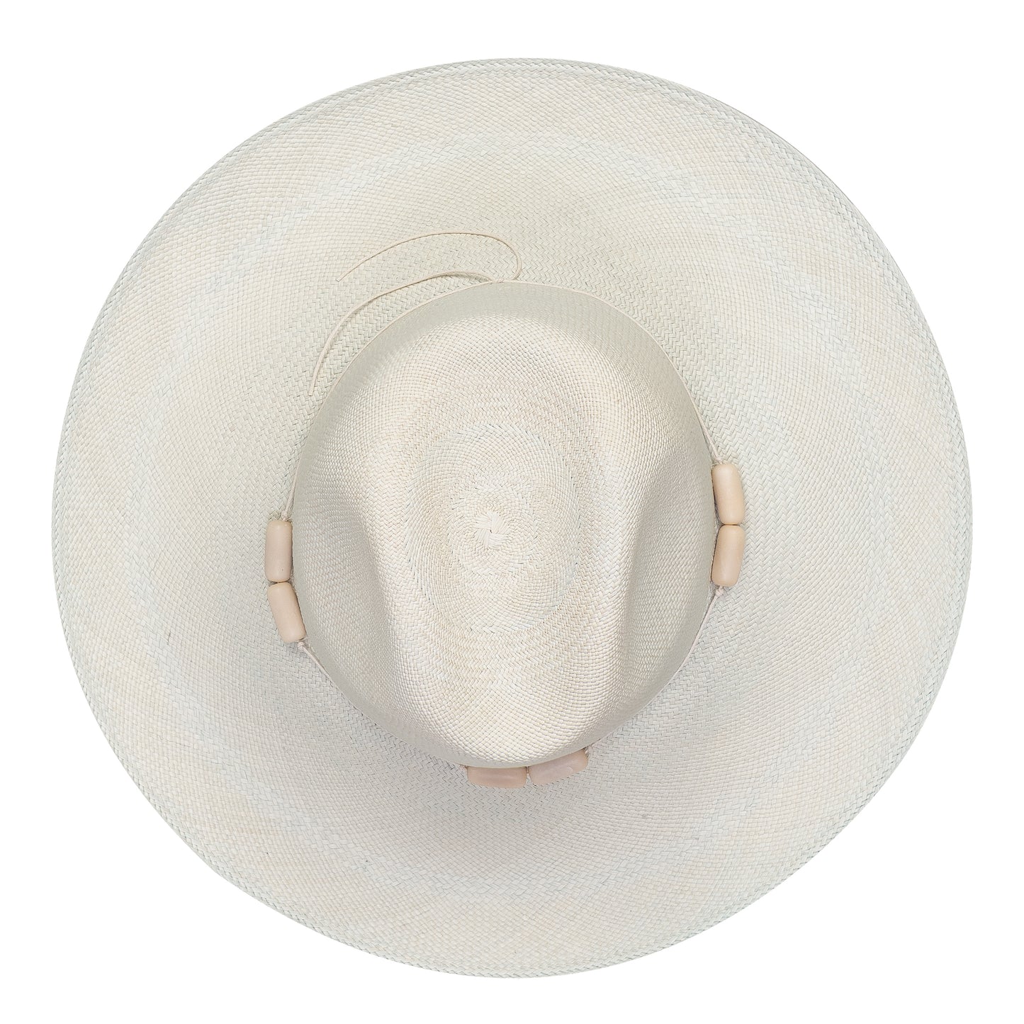 Belem Classico Wide Brim Hat Ice With Oval Tagua Beads