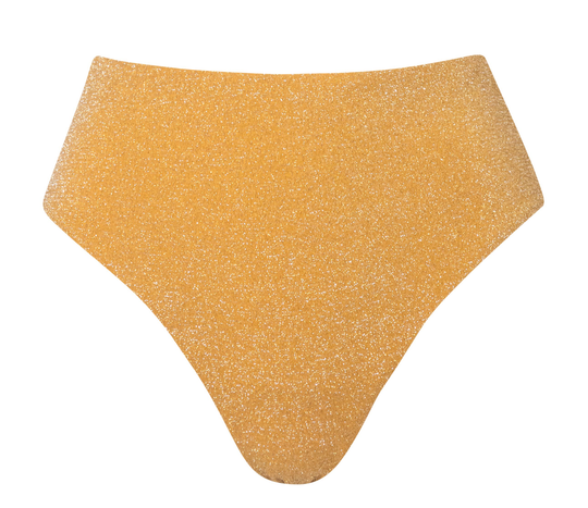 Galo Bottom Glossy Gold Bikini