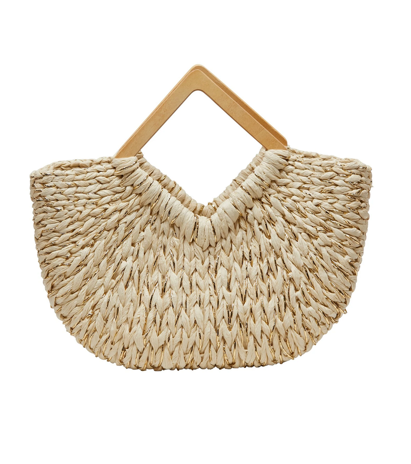 Ivy Hand Bag Natural/Gold