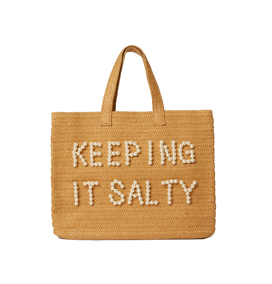 Load image into Gallery viewer, Keeping It Salty Tote Beach Bag
