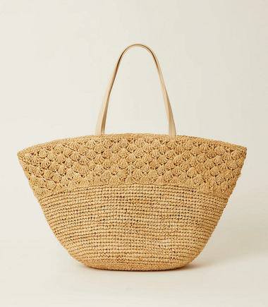 Sera Natural Tote Beach Bag - Bag