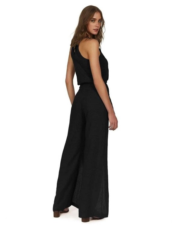 Solid Nora Jumpsuit Black