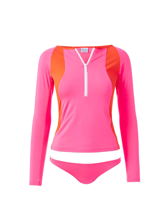 Load image into Gallery viewer, Bondi Sports Pink/Orange Bikini Bottom - Bikini Bottom
