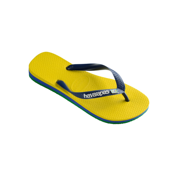 Havaianas Men's Brasil Layers Citrus Yellow