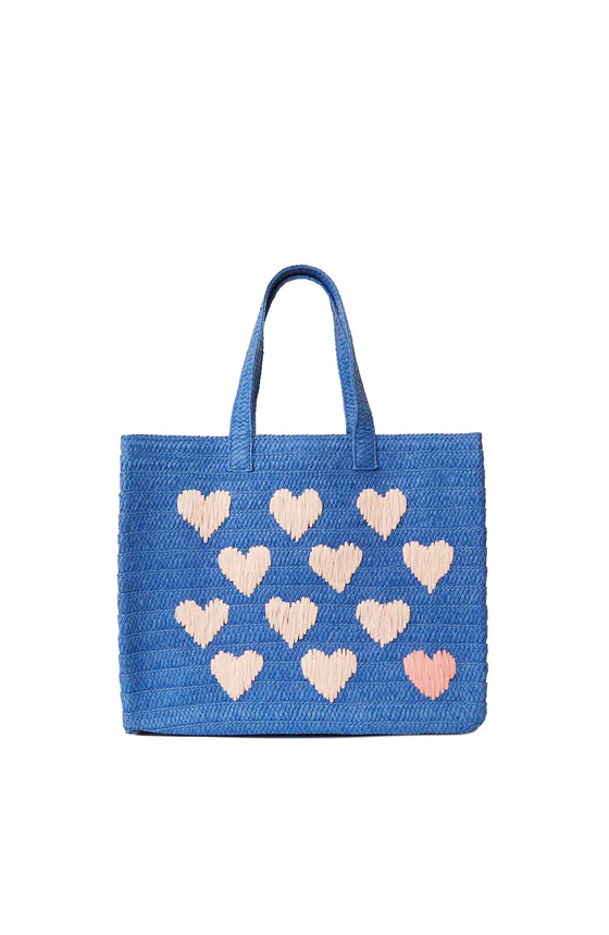 Be Mine Tote Cobalt/Light Pink
