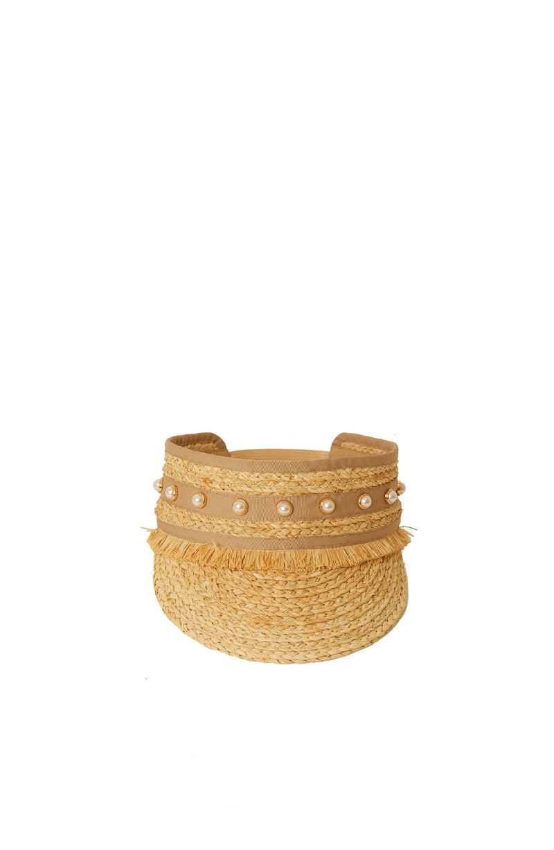 Bree Pearl Visor Natural