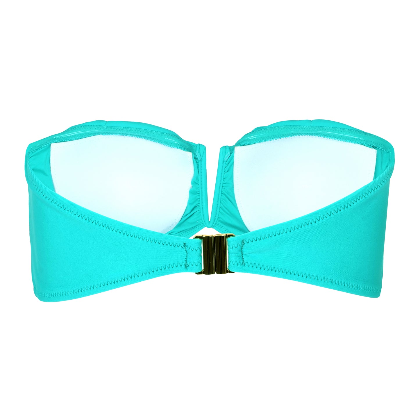 Load image into Gallery viewer, Aidy Rouched Bandeau Cuba - Bikini Top
