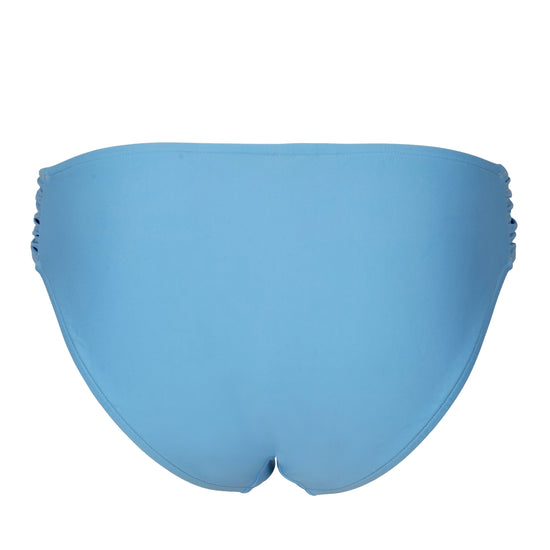 Load image into Gallery viewer, Janice Rouched Bikini Bottom Fresh Air Blue
