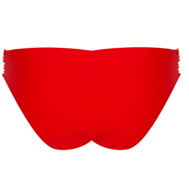 Janice Rouched Bikini Bottom Redcoat - Bikini Bottom